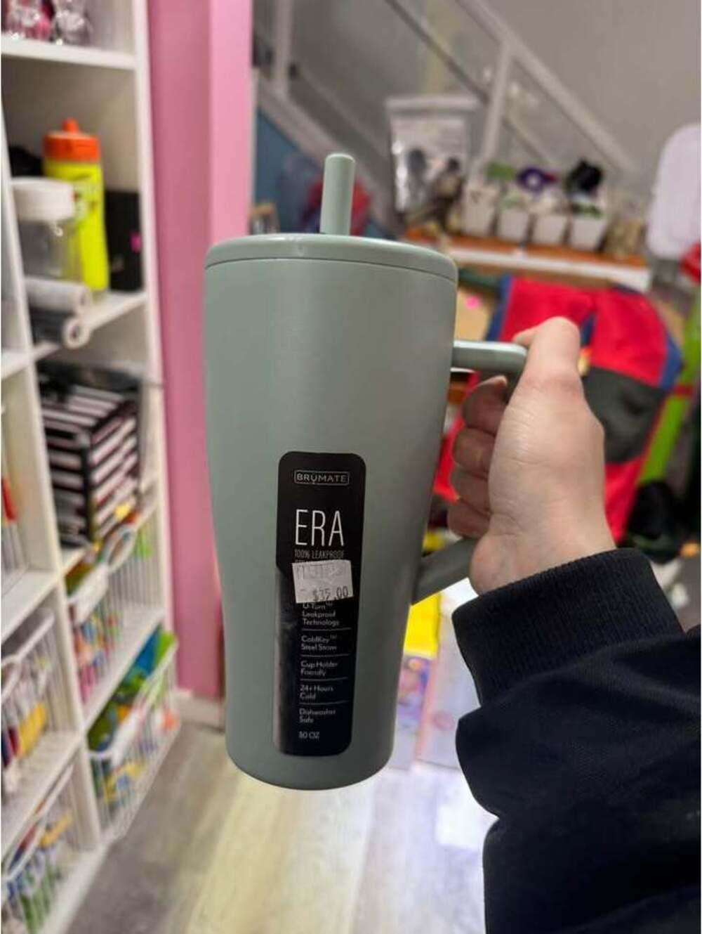 Brumate era 30oz sage green tumbler